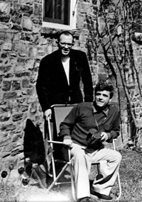 Jerome Moross and John Latouche (seated)